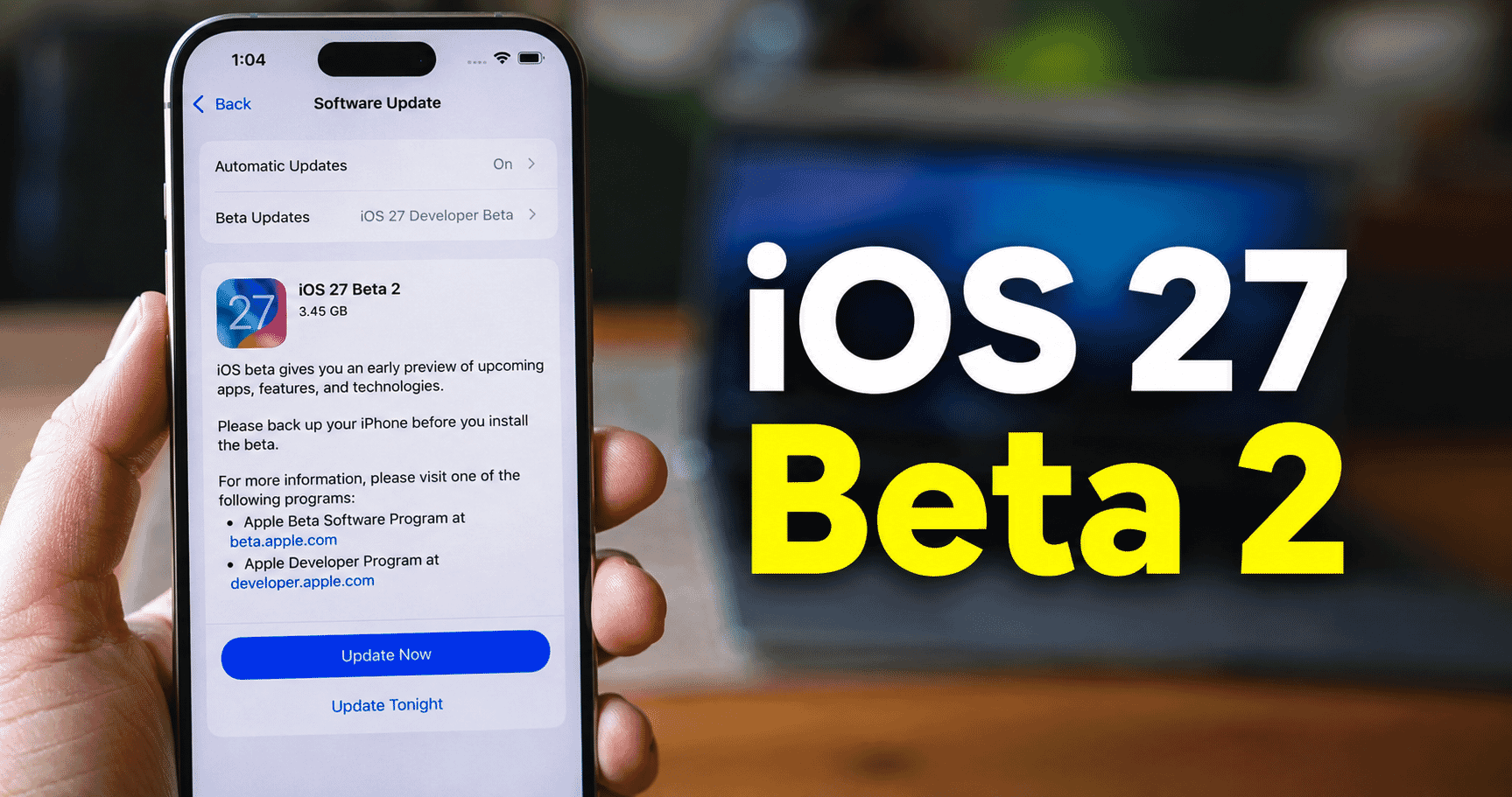iOS 27 BETA features