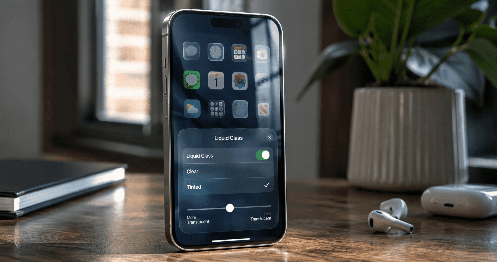 Liquid Glass feature on iOS27