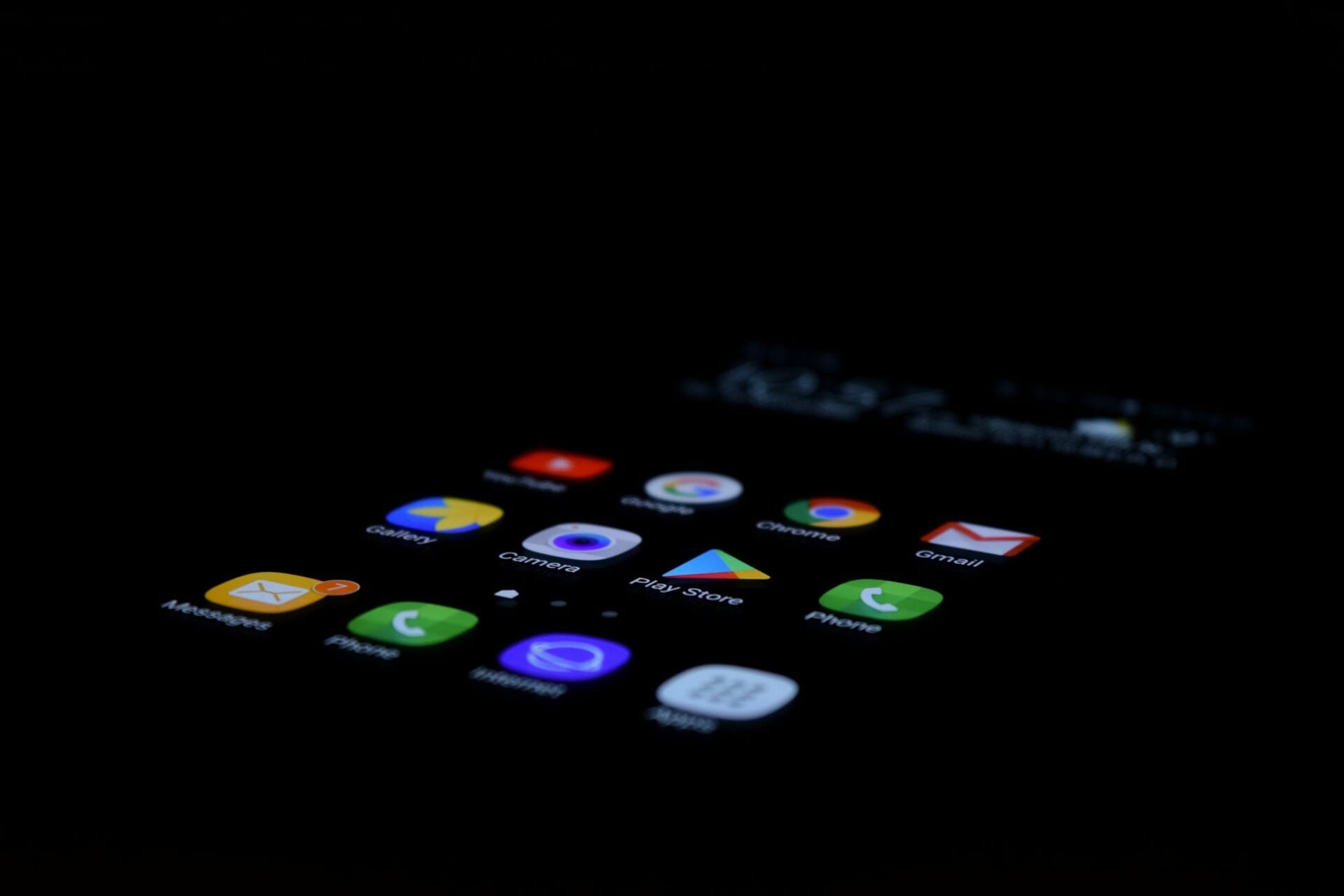 photos on a device
